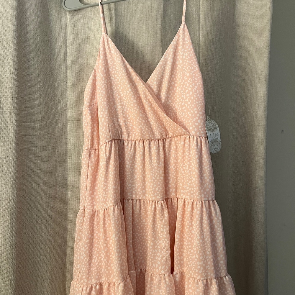 Altar'd State Light Pink Floral Dress